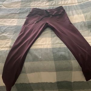 Zyia plum joggers. Size XS worn once.